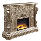 ACME Zabrina Antique Silver & Gold Finish Zabrina Fireplace Model AC01618